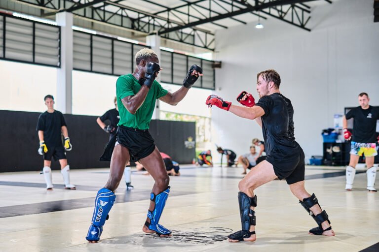 MMA athletes training at Superpro Samui